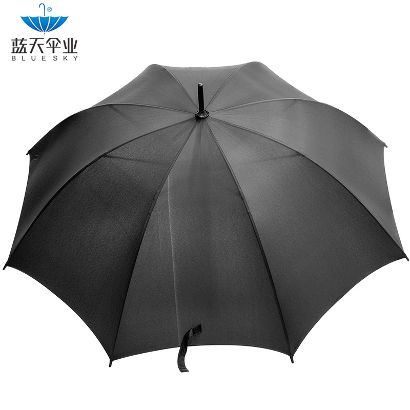 超大高爾夫雨傘男士雙人商務(wù)傘長(zhǎng)柄直桿防風(fēng)廣告禮品傘30寸高爾夫傘可定制