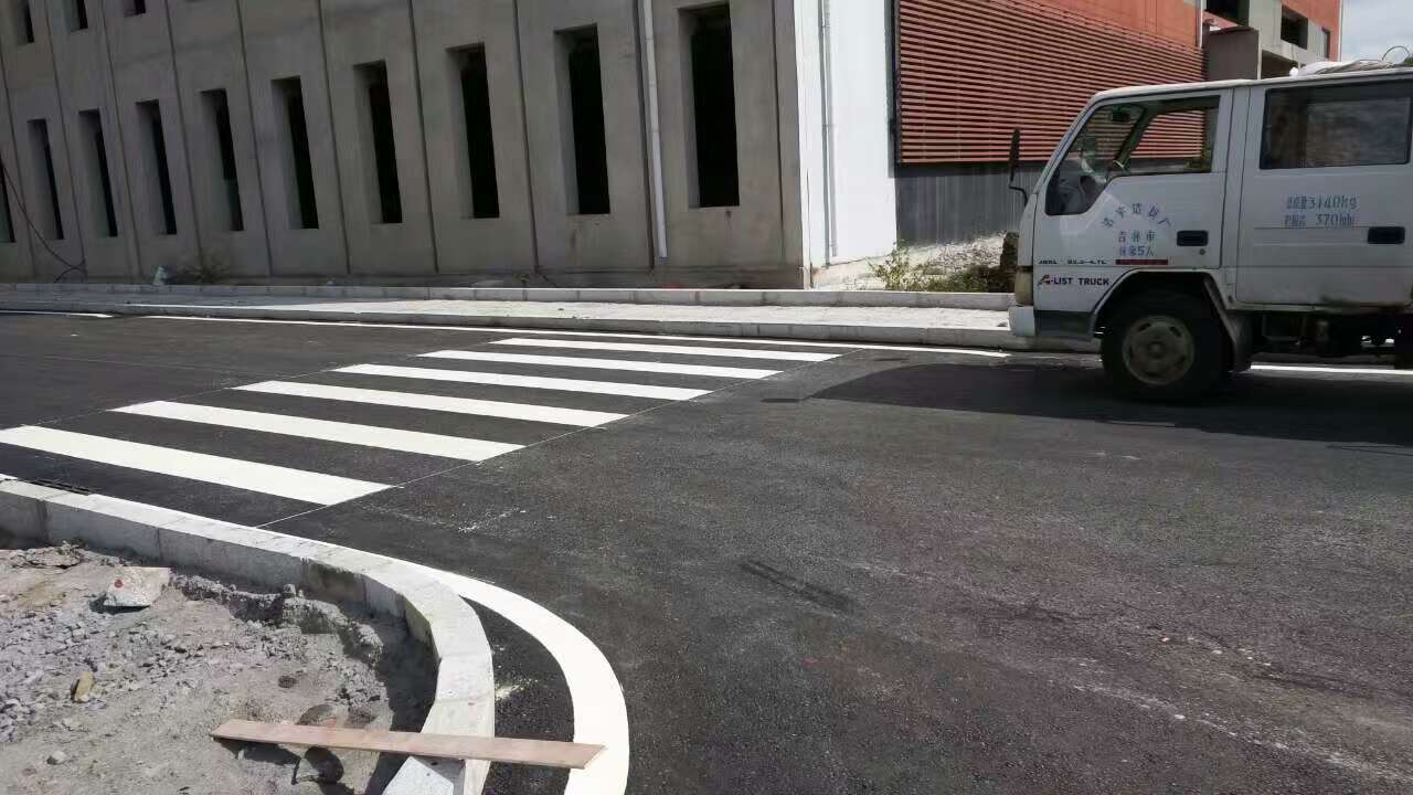 吉林物業(yè)小區(qū)劃線  小區(qū)道路劃線