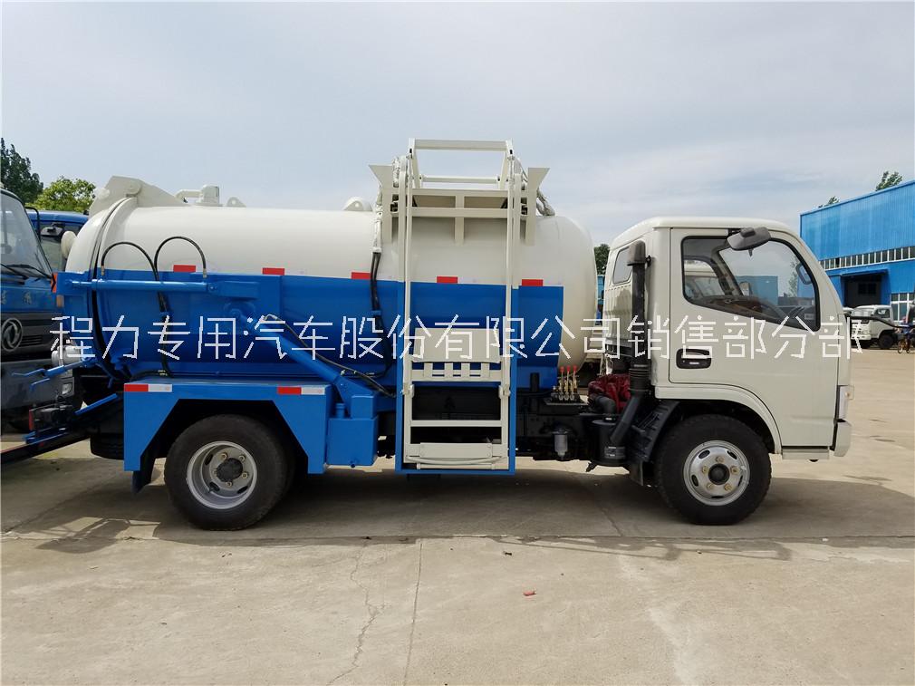 5方掛桶方罐餐廚垃圾車， 5方掛桶餐廚垃圾車，小型餐飲垃圾*車圖片，東風(fēng)方罐加熱型垃圾車價(jià)格