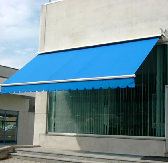 戶外遮陽棚曲臂雨棚門頭伸縮雨篷陽臺(tái)窗戶店門電動(dòng)伸縮鋁合金雨棚 遮陽篷