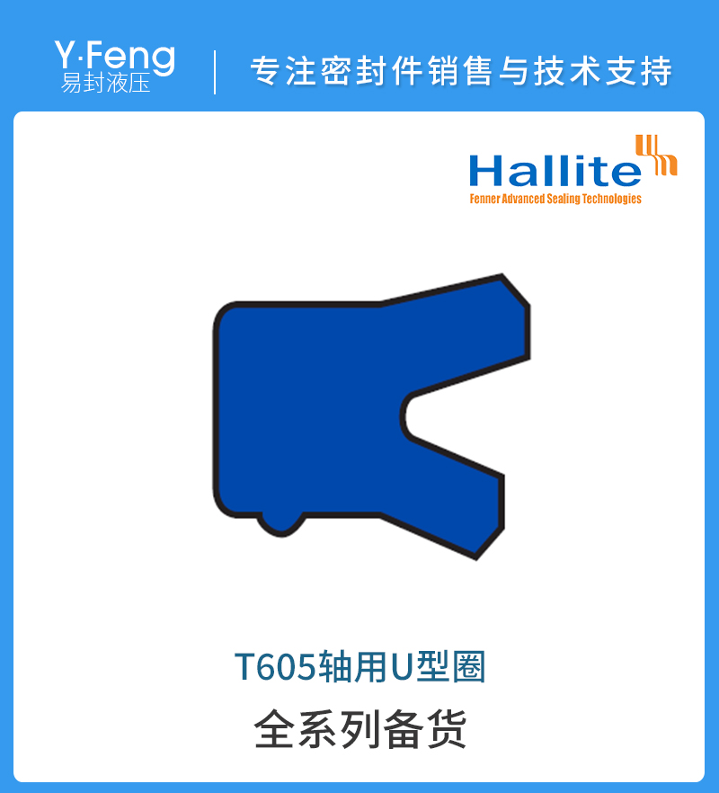 浙江廠家直銷 英國(guó)hallite赫萊特U型圈拉桿封T605H605 品質(zhì)保障