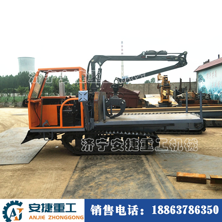 旋轉式園林抓草機 履帶式抓取機