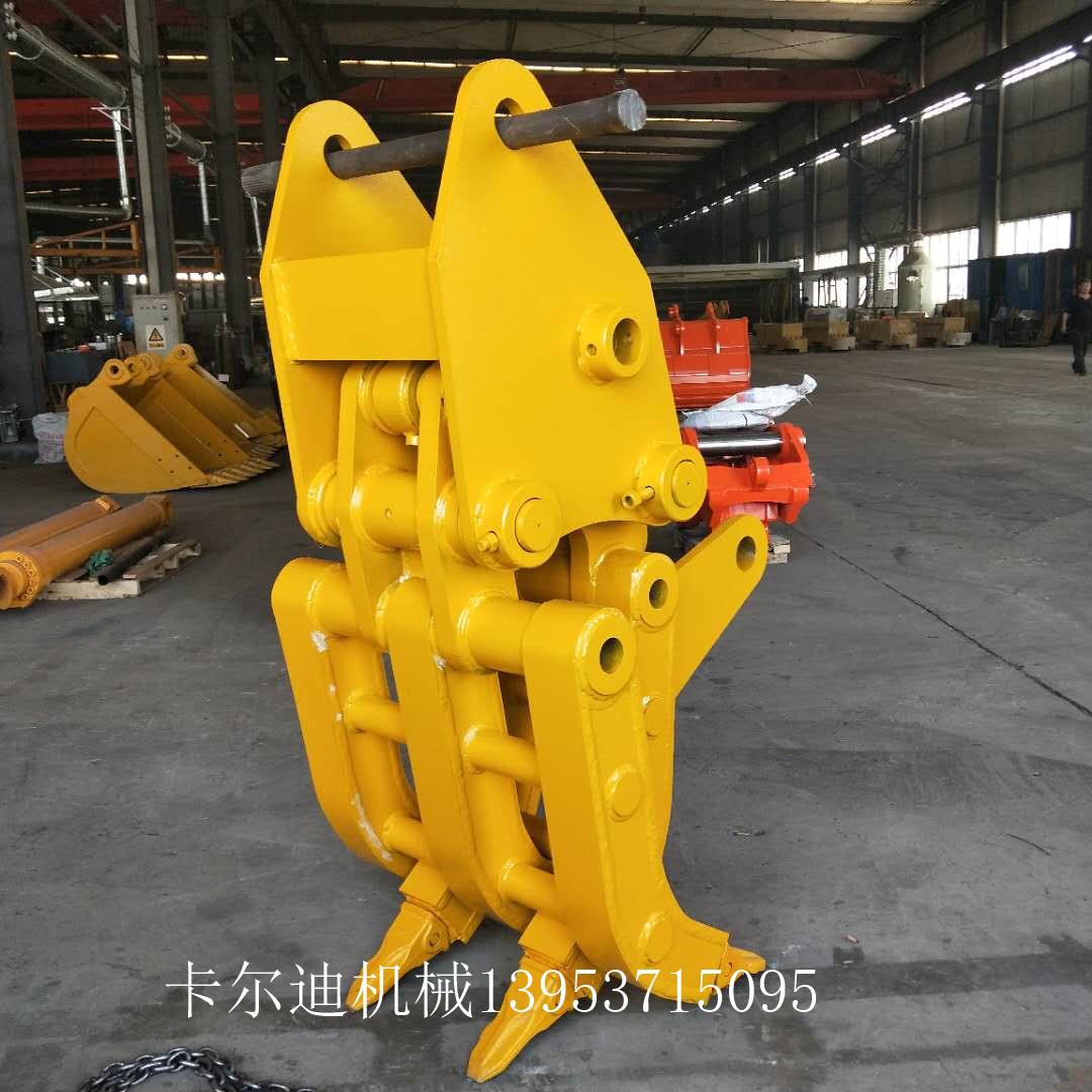 現(xiàn)代225挖掘機(jī)夾木器 機(jī)械夾木器 卡爾迪機(jī)械制造生產(chǎn)夾木器