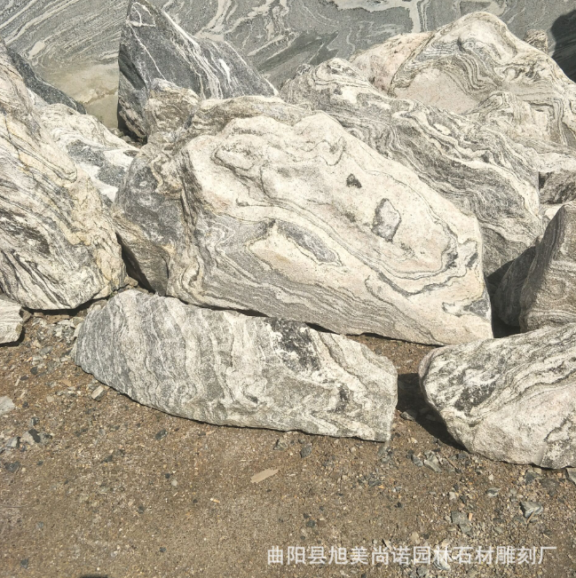 石雕雪浪景觀石 自然*雪浪石園林大型廣場風景景觀石擺件
