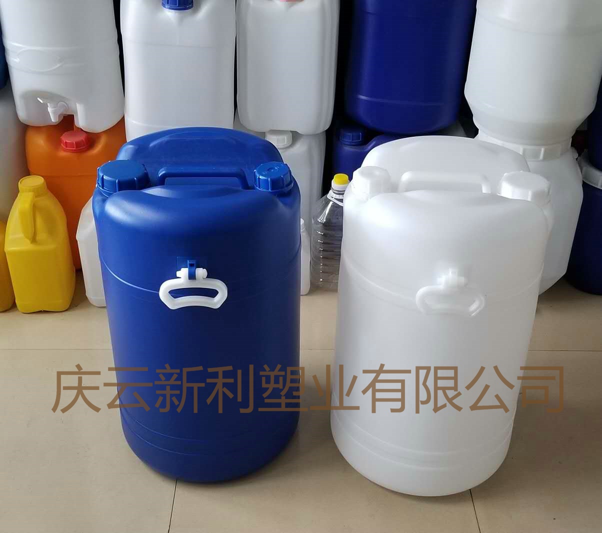 60升帶提手桶60升法蘭包箍桶60升堆碼桶60升塑料桶
