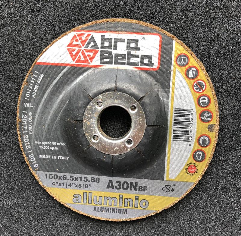 進(jìn)口鋁合金鋁材打磨片100*6.5*15.88砂輪磨片ALUMINIUM A30N