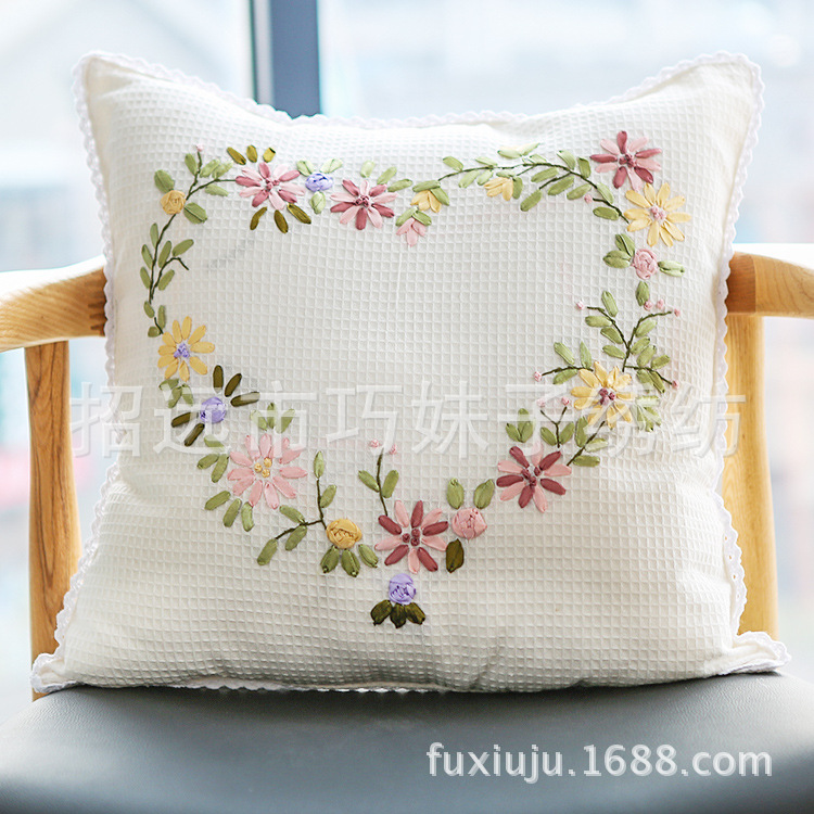 批發(fā)手工靠墊抱枕套沙發(fā)墊汽車腰靠一件代發(fā)汽車墊易洗耐用好拆卸