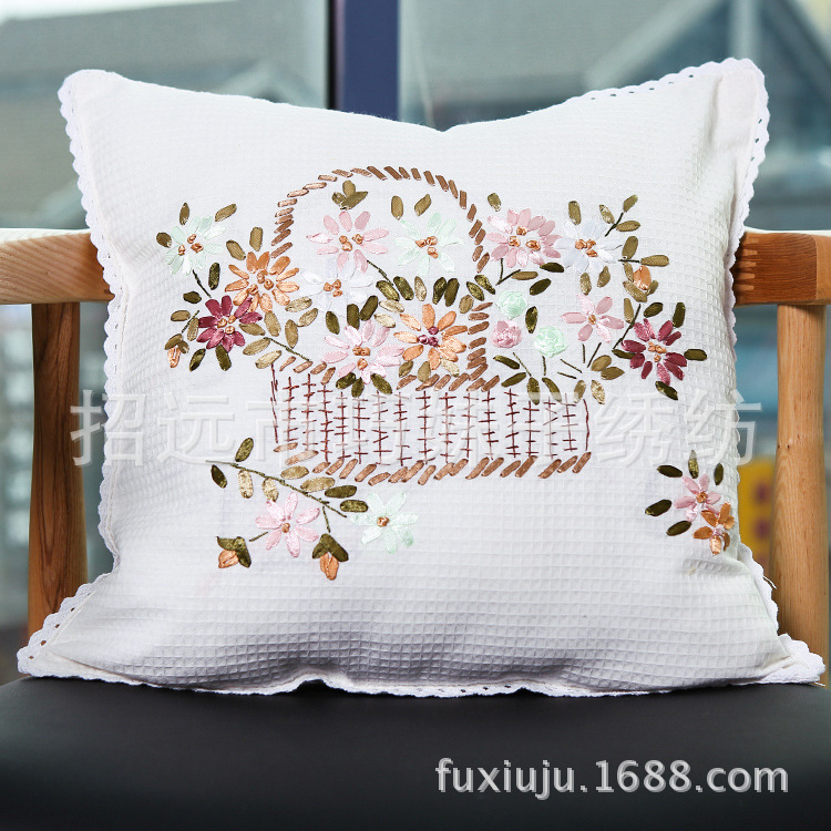 批發(fā)手工靠墊抱枕套沙發(fā)墊汽車腰靠一件代發(fā)汽車墊易洗耐用好拆卸