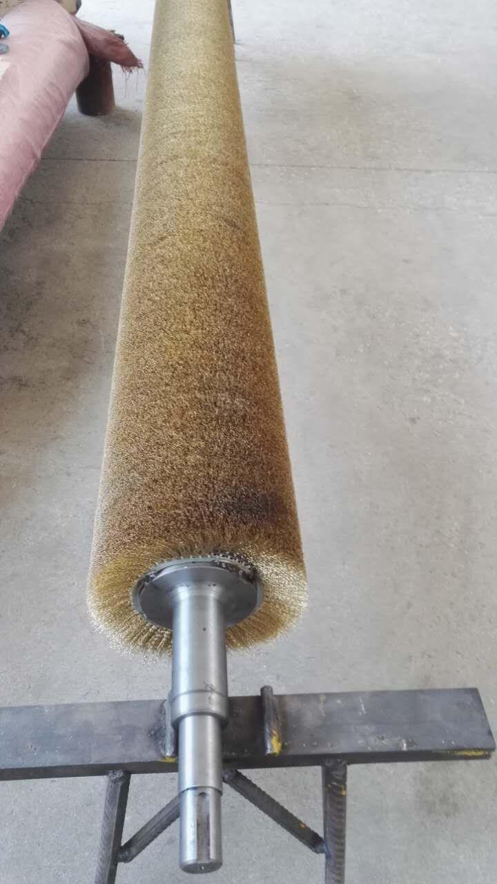 鋼絲刷輥 磨料絲纏繞刷輥 彈簧刷輥廠家直銷 工業(yè)毛刷輥定制