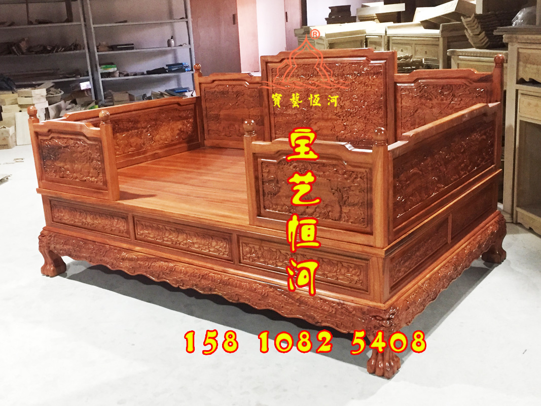 172法座法床羅漢床寶座帶抽屜密宗佛堂藏式佛龕