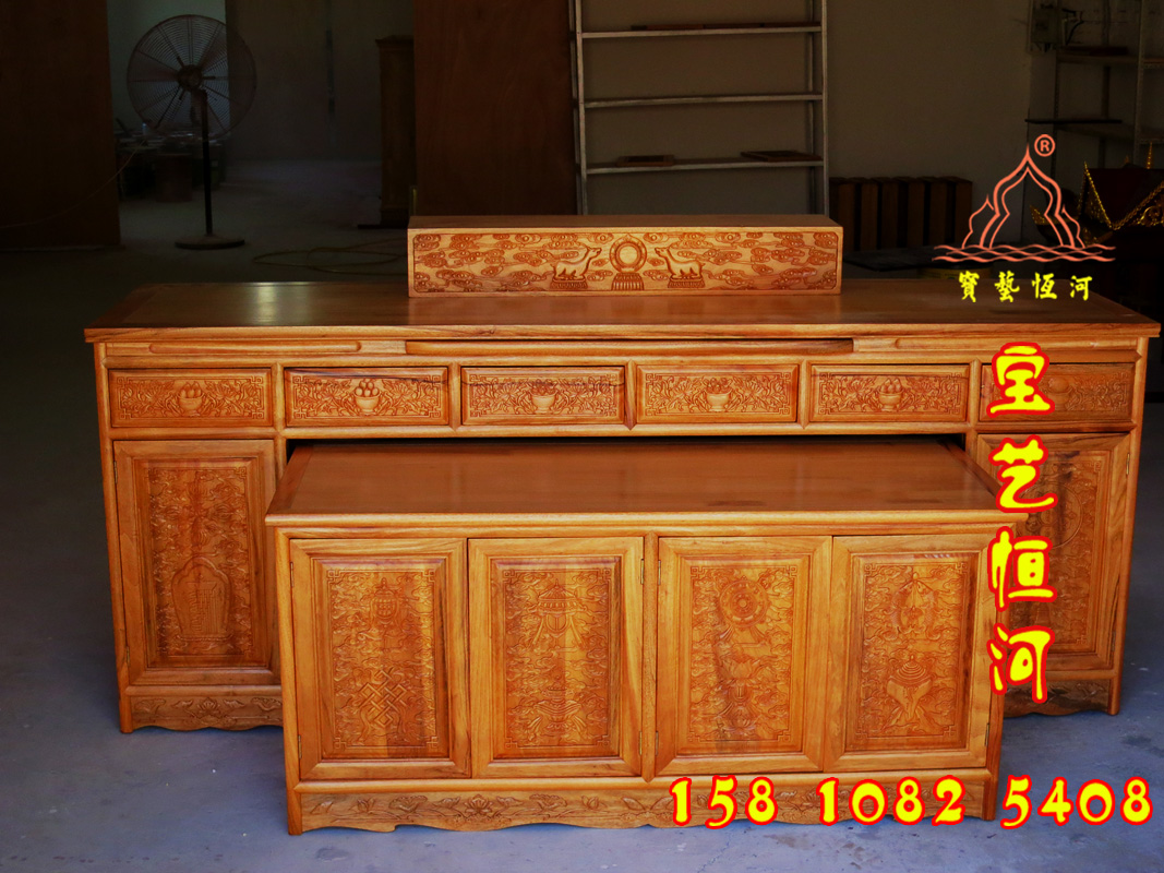 606藏式佛臺供佛堂供桌柜佛龕套柜