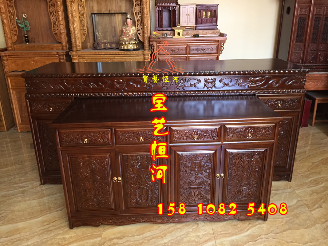 606藏式佛臺供佛堂供桌柜佛龕套柜
