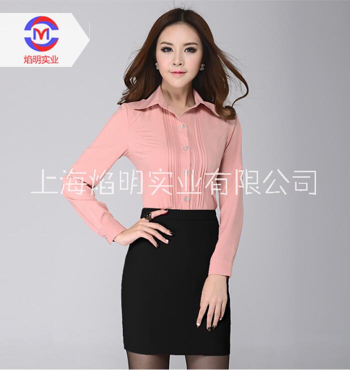 淑女襯衫女格子襯衫帥氣百搭韓版修身夏秋季節(jié)短袖襯衫新款男女工作服寸衣