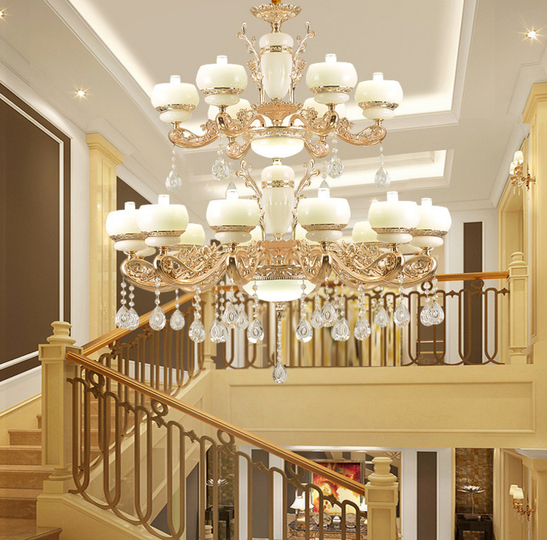 廠家直銷訂制新款奢華大氣歐式鋅合金水晶大吊燈酒店別墅創(chuàng)意吊燈 別墅創(chuàng)意吊燈報(bào)價(jià) 別墅創(chuàng)意吊燈批發(fā)