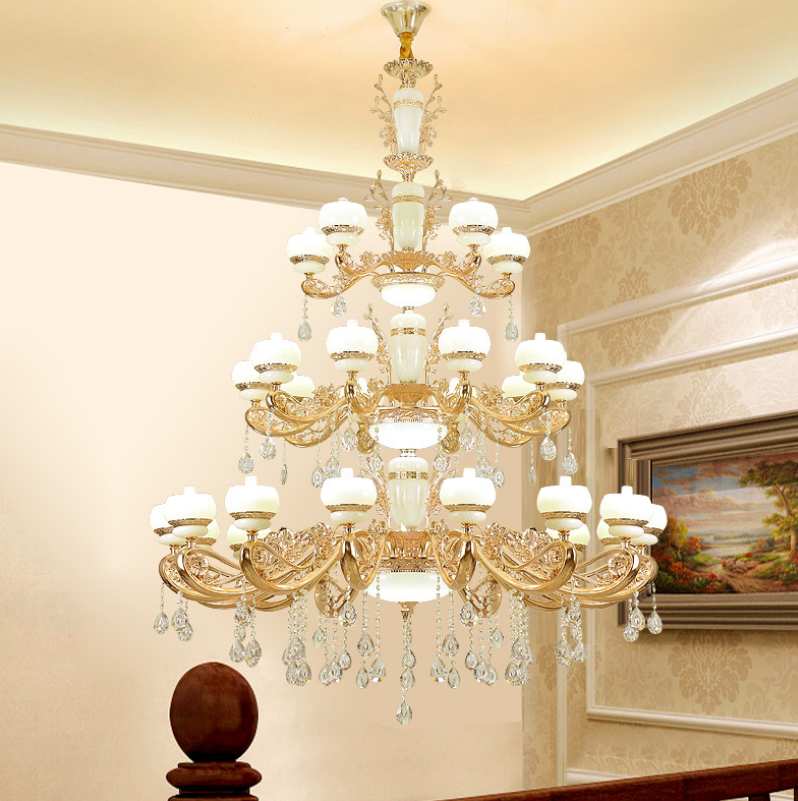 廠家直銷訂制新款奢華大氣歐式鋅合金水晶大吊燈酒店別墅創(chuàng)意吊燈 別墅創(chuàng)意吊燈報(bào)價(jià) 別墅創(chuàng)意吊燈批發(fā)