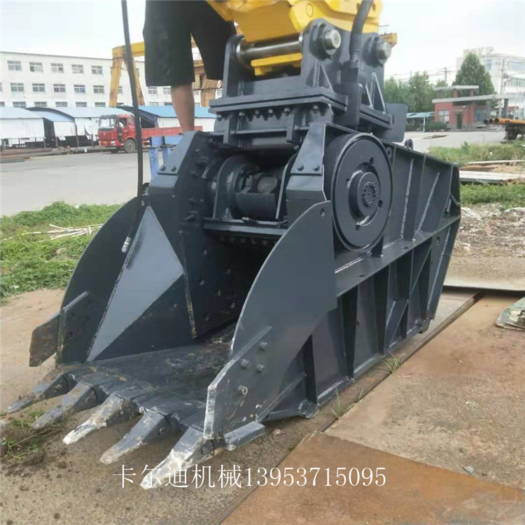 碎石斗 挖掘機(jī)碎石斗 挖掘機(jī)破碎斗 卡爾迪機(jī)械生產(chǎn)