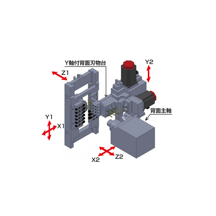 上海代理日本津上B0125走心機津上5軸帶側(cè)銑雙頭數(shù)控車床