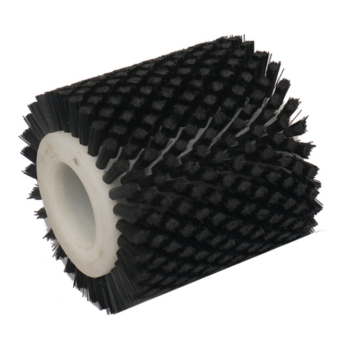 廠家定制印刷器材配件毛輪 燙金機毛刷輪 尼龍體豬鬃輪刷