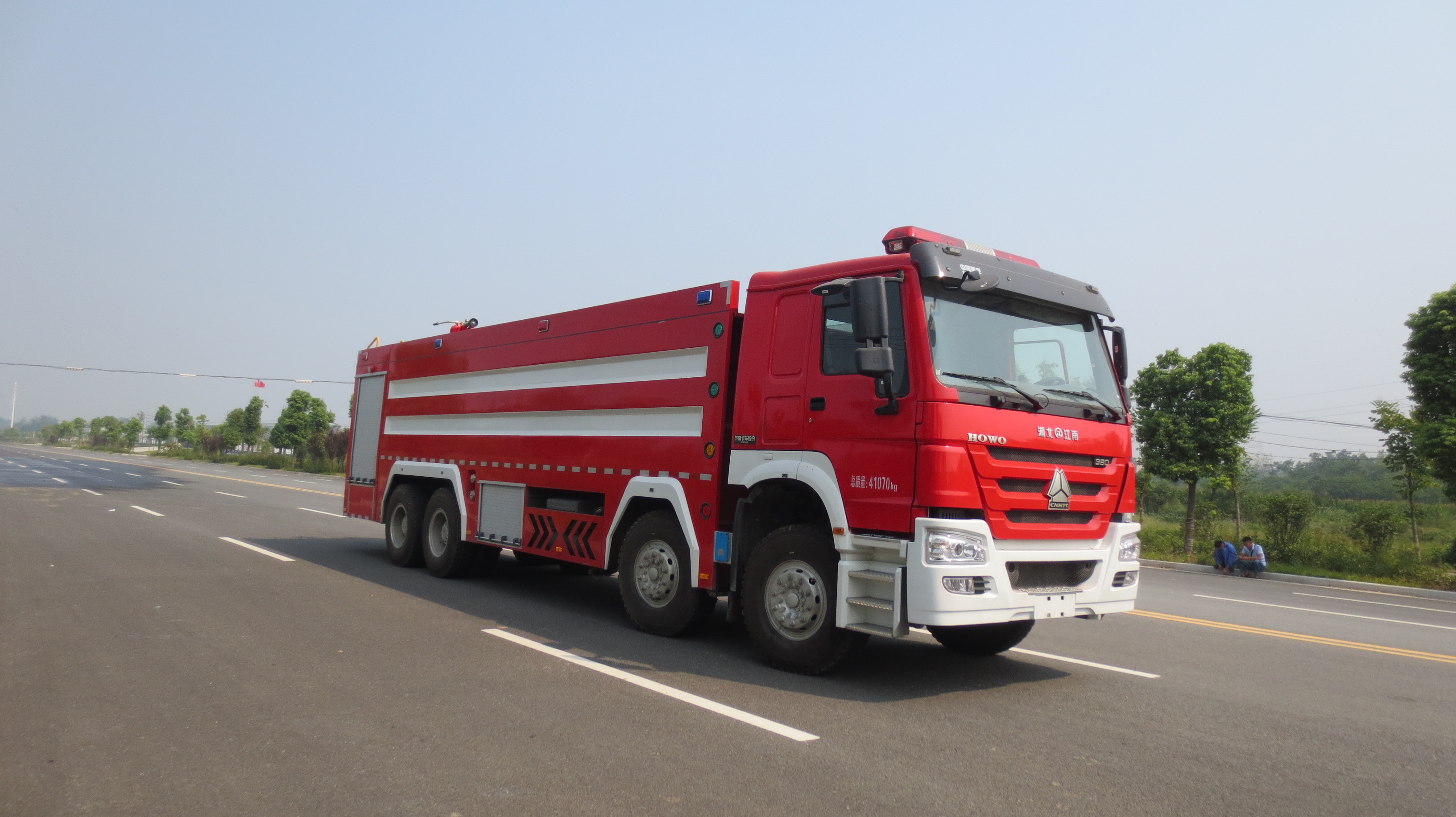 山西24噸豪沃水罐消防車|消防車 圖片|豪沃水罐消防車價格|山西24噸豪沃水罐消防車圖片大全