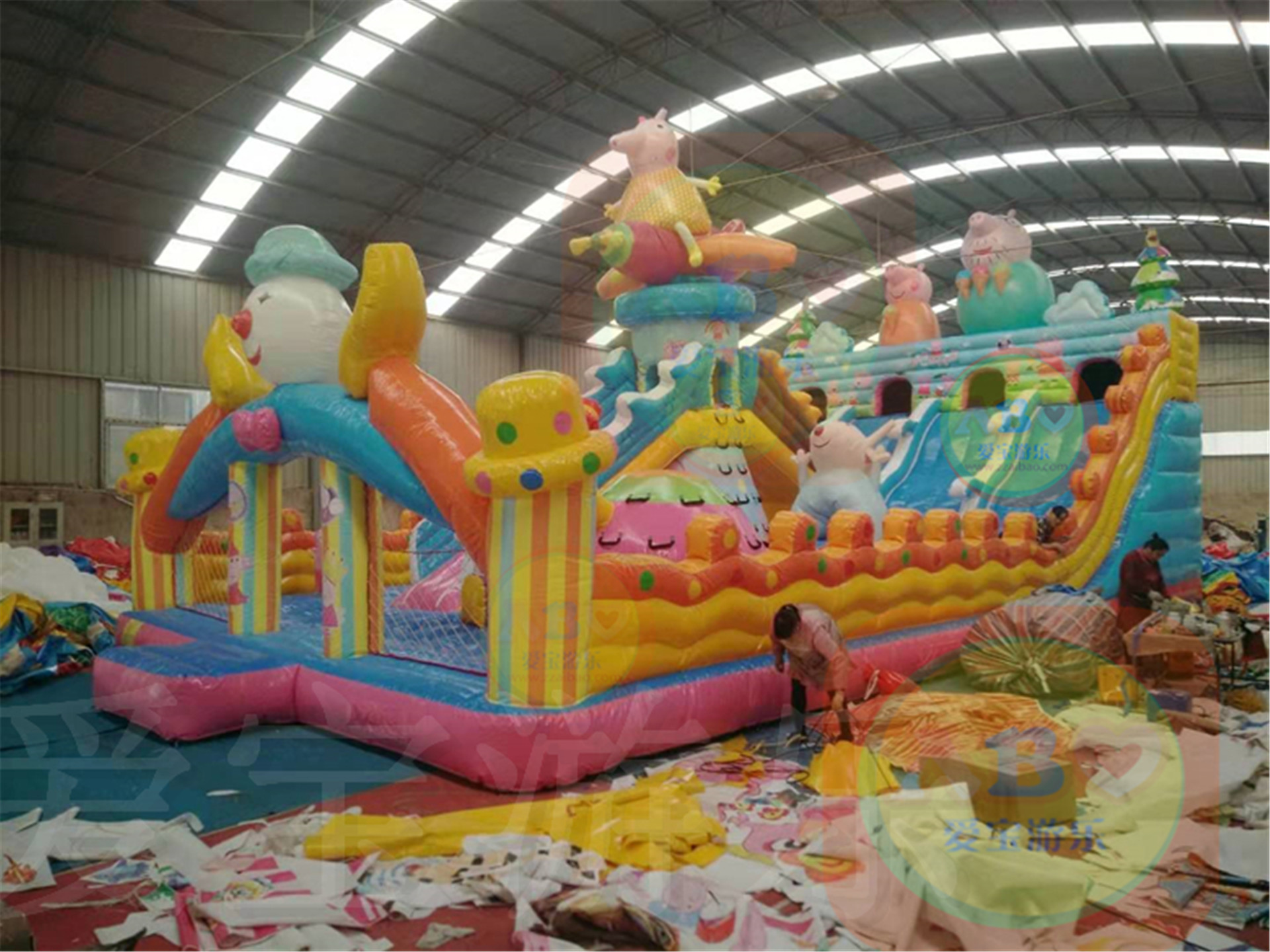 福州充氣水池釣魚池質(zhì)量可靠 愛寶游樂