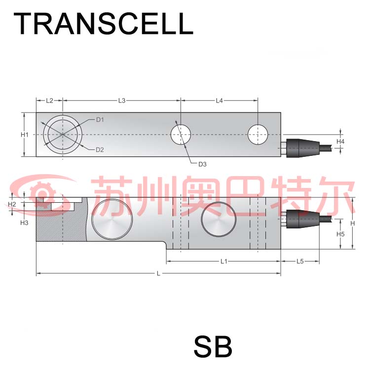 蘇州奧巴特爾供應(yīng)美國傳力 SB 單懸臂梁傳感器