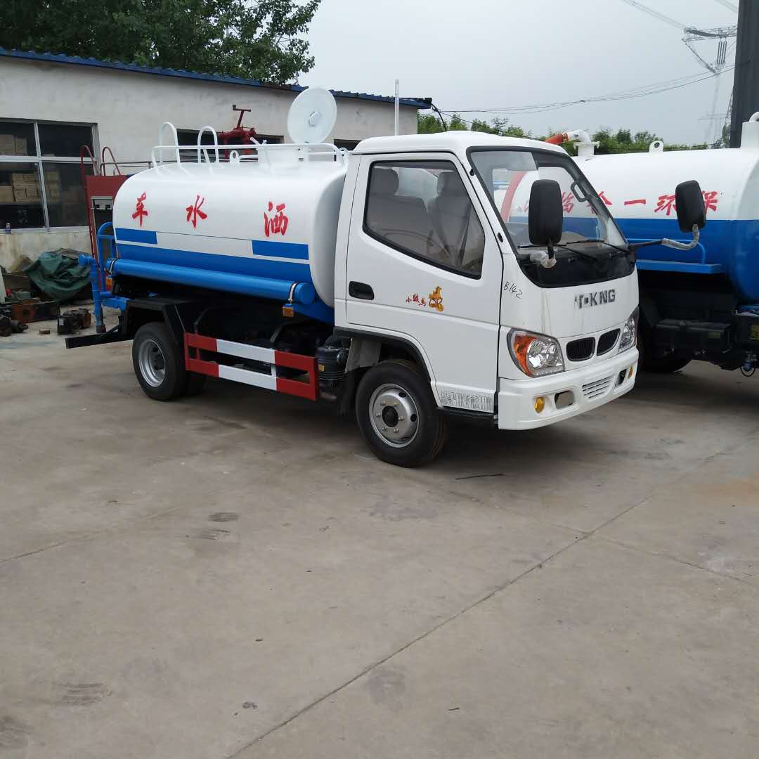 河北保定市唐駿小駿馬灑水車小型3方5方道路工地綠化噴灑車