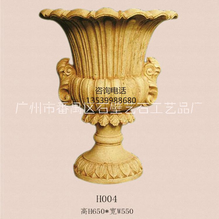 人造石材復(fù)古花缽容器|別墅砂巖花盆|園林景觀(guān)戶(hù)外歐式花缽