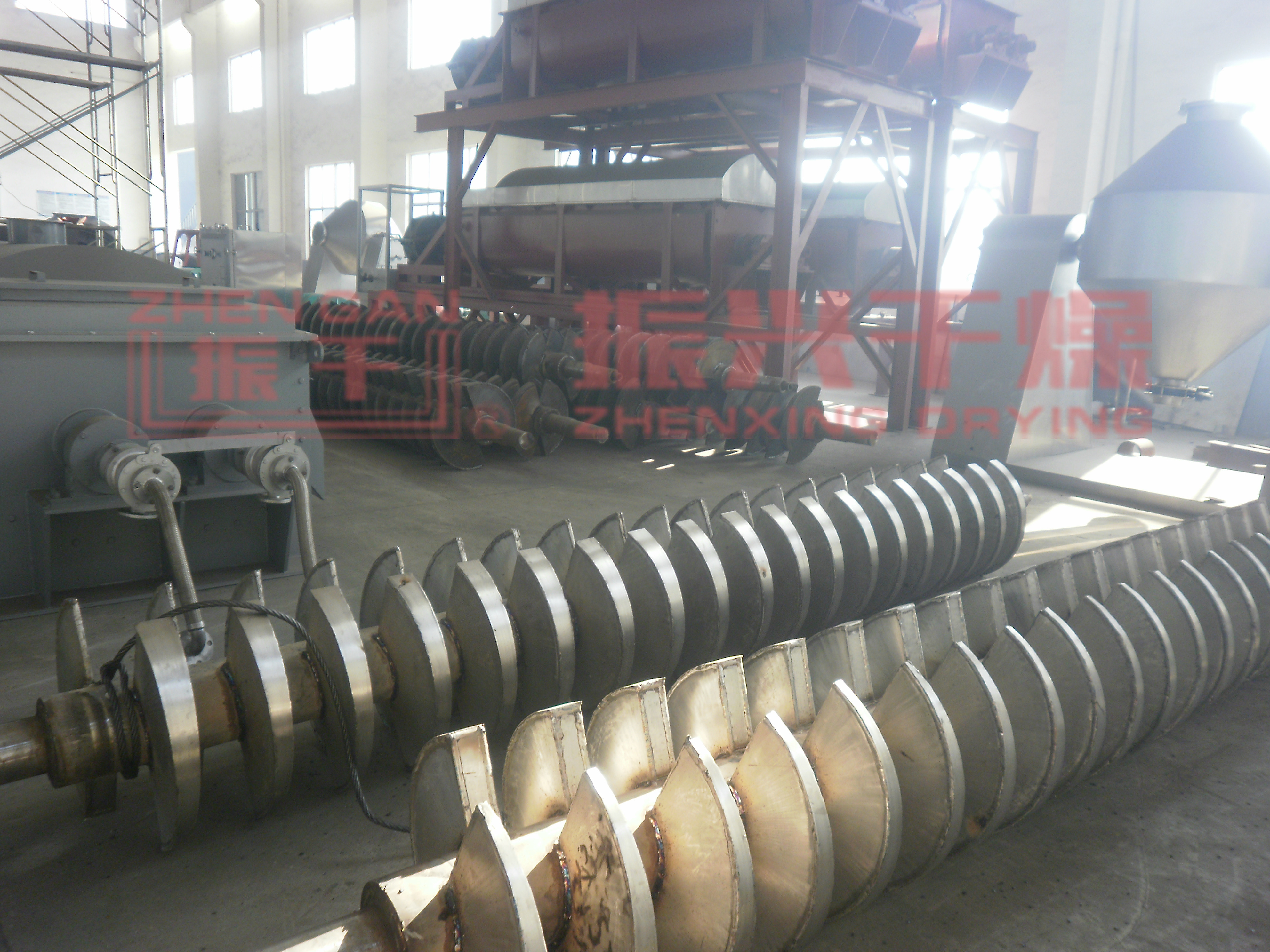 供應(yīng)紹興興發(fā)印染污泥烘干機，興發(fā)印染污泥雙軸槳葉烘干機批發(fā)