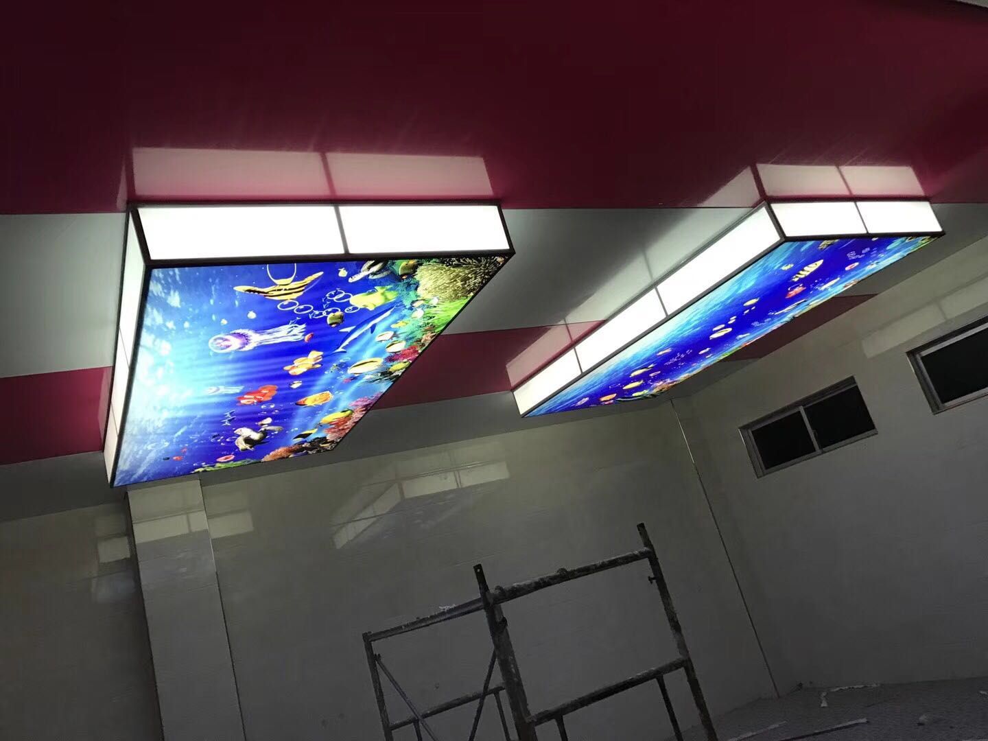 廣東吊頂軟膜燈箱白色透光膜定制安裝