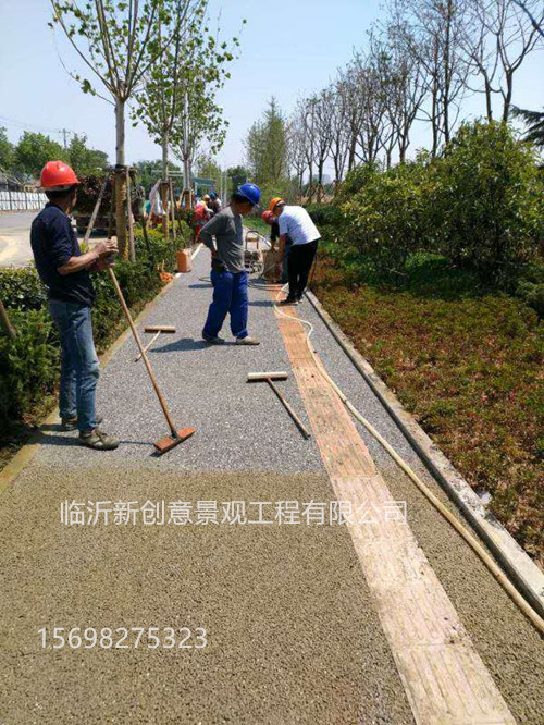 山東*露骨料藝術(shù)透水混凝土