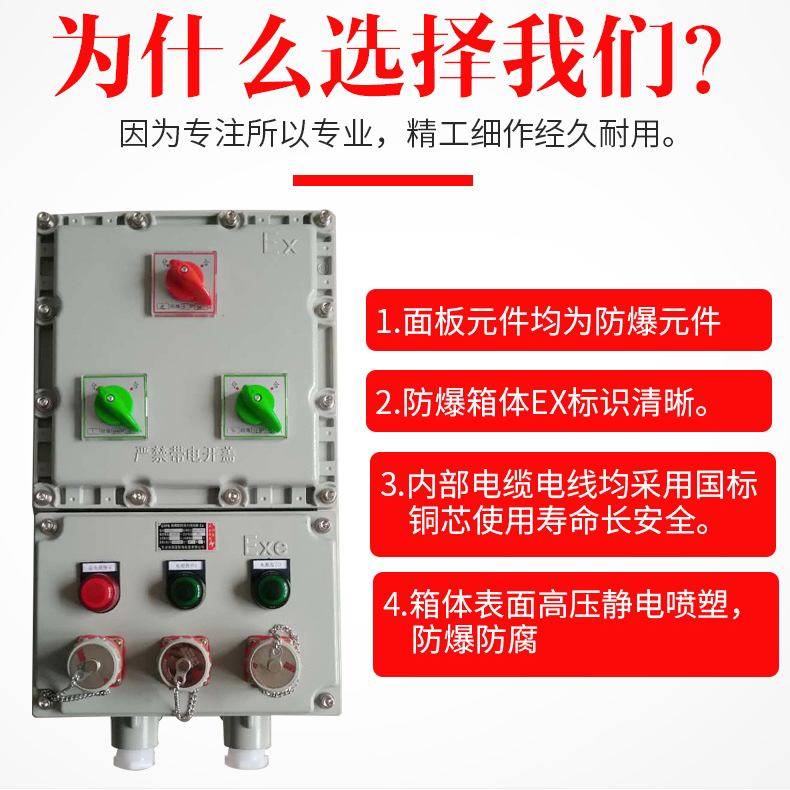 BXX防爆檢修插座箱防爆配電箱 鍋爐房防爆配電箱