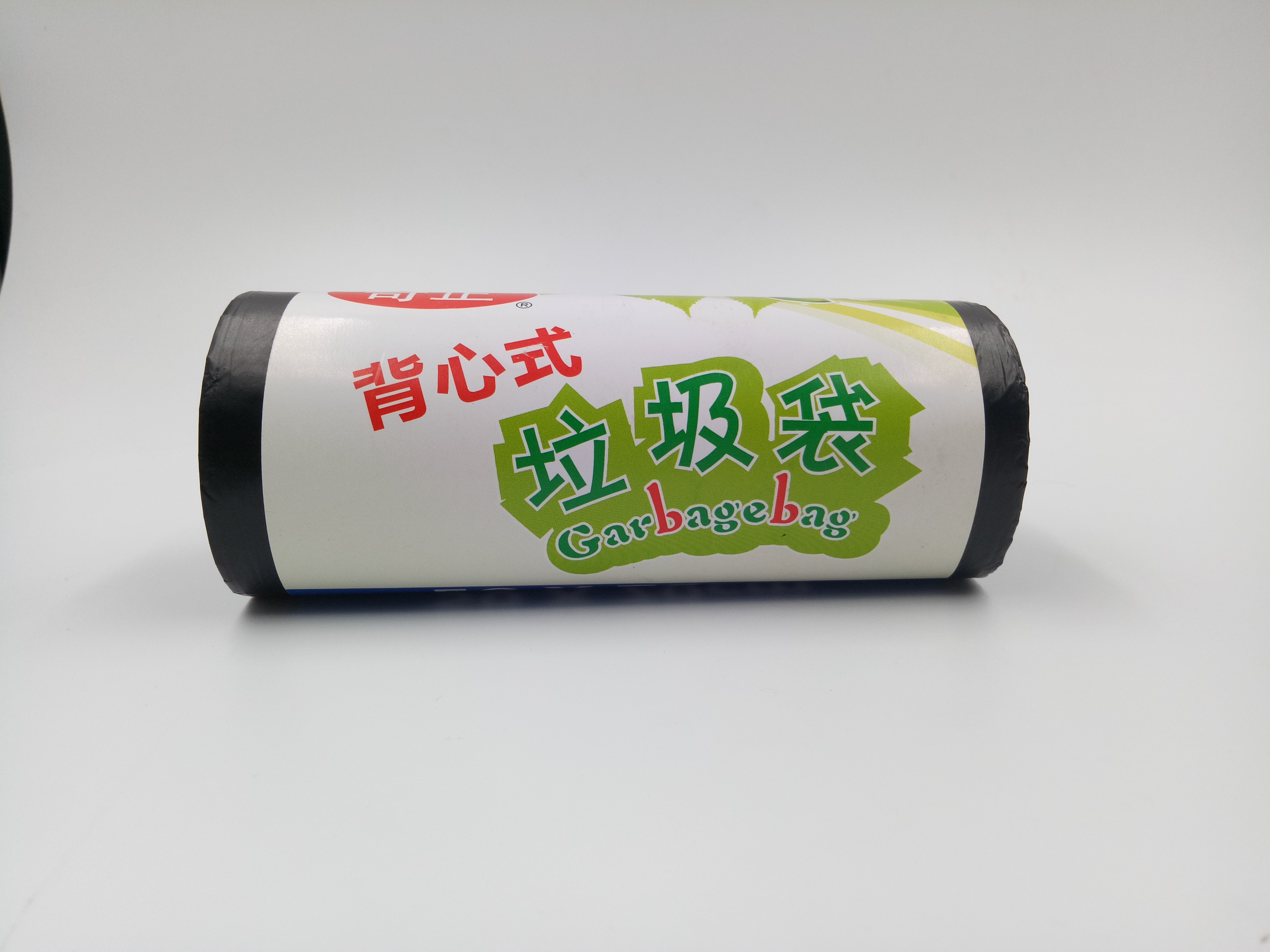 奇正 HL-047 背心式垃圾袋 25只 50*70cm 黑色 帶提手垃圾袋
