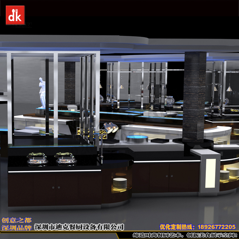 深圳迪克自助餐臺(tái)移動(dòng)布菲臺(tái) 臺(tái) 比利時(shí)自助餐廳環(huán)境藝術(shù)設(shè)計(jì)