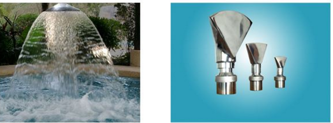 扁嘴噴泉噴頭設(shè)備