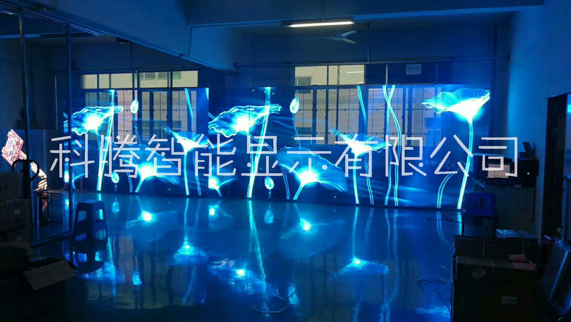 LED冰屏p3.9側(cè)發(fā)光透明屏