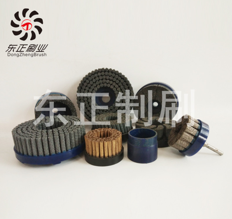 廠家直銷鋼絲圓盤刷磨料絲圓盤刷拋光打磨端面刷批發(fā)定制 帶桿鋼絲圓盤刷 帶桿鋼絲端面刷