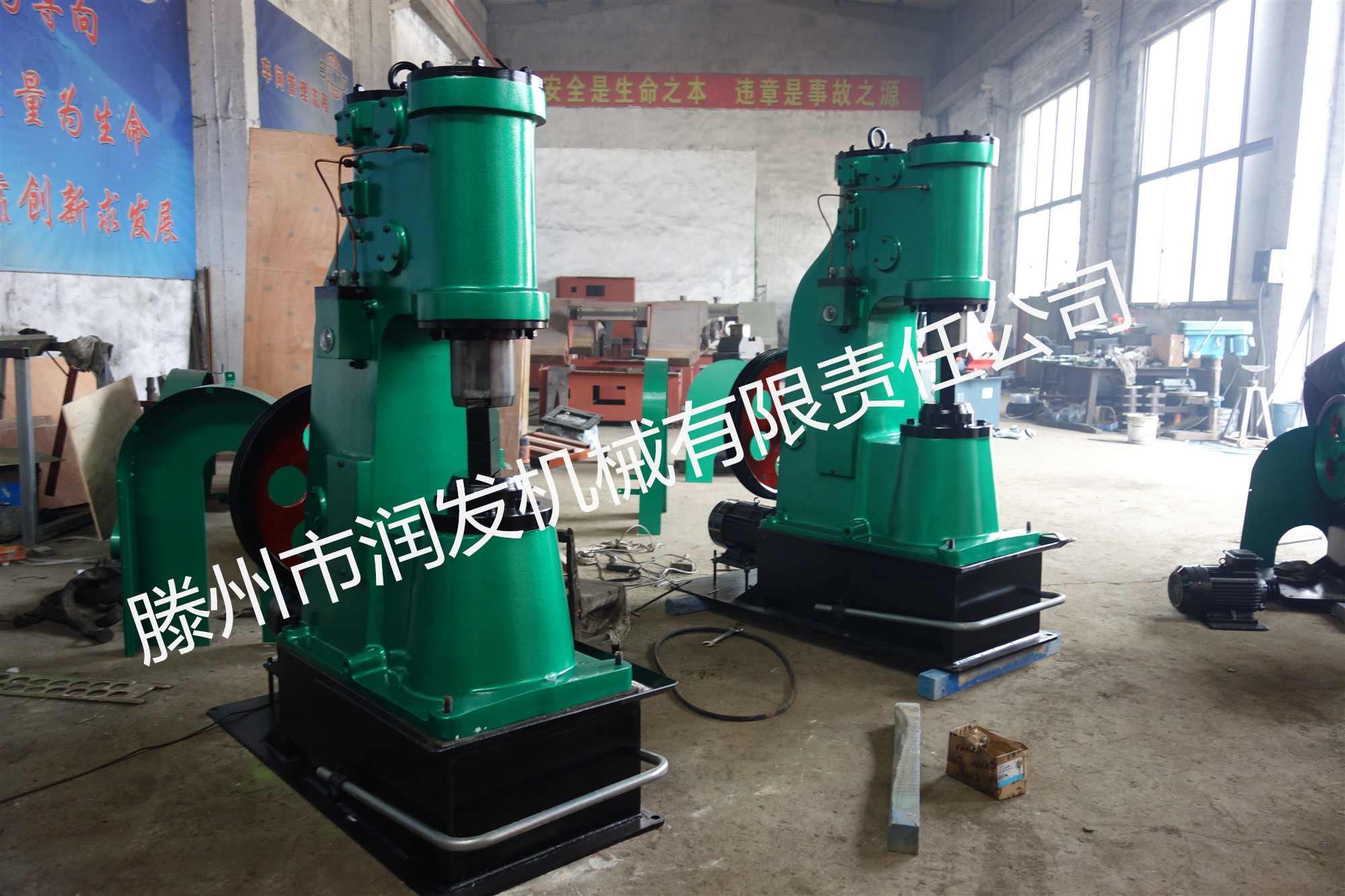 空氣錘40kg單體帶底座 不用安裝 山東打鐵空氣錘