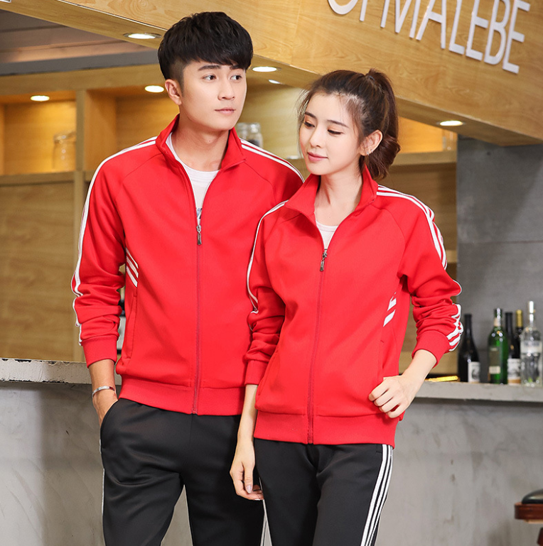 春秋新款初中高中學(xué)生校服 大學(xué)生長(zhǎng)袖團(tuán)體服套裝 男女運(yùn)動(dòng)服定制