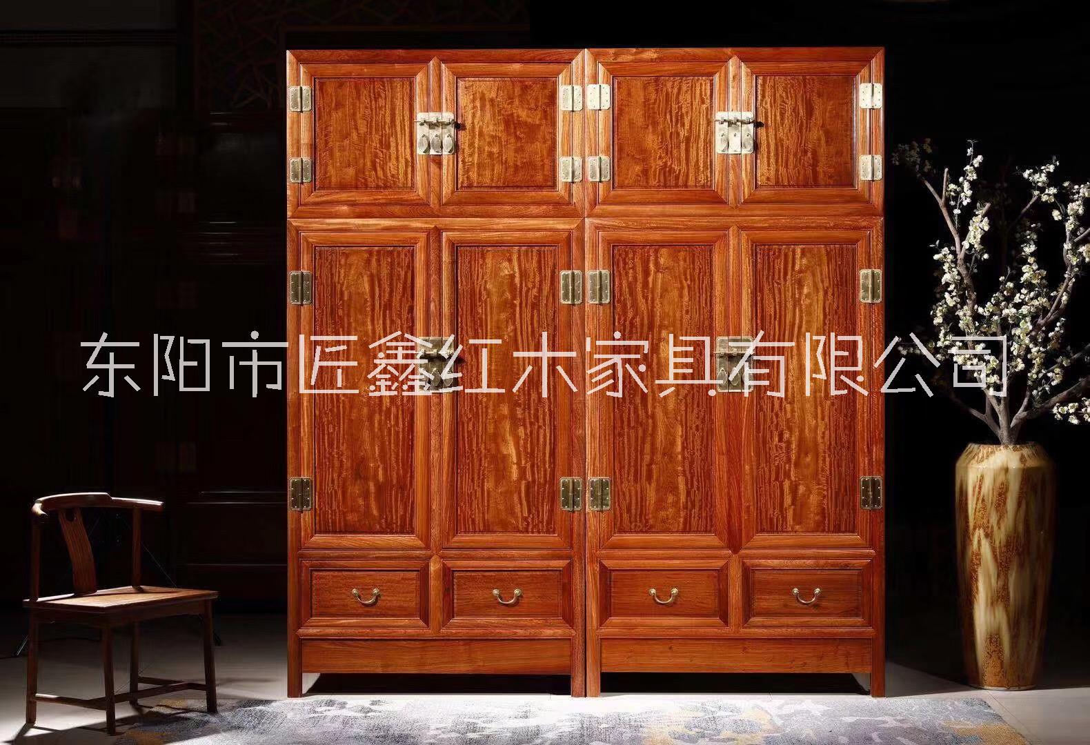 匠鑫紅木 花梨木頂箱柜