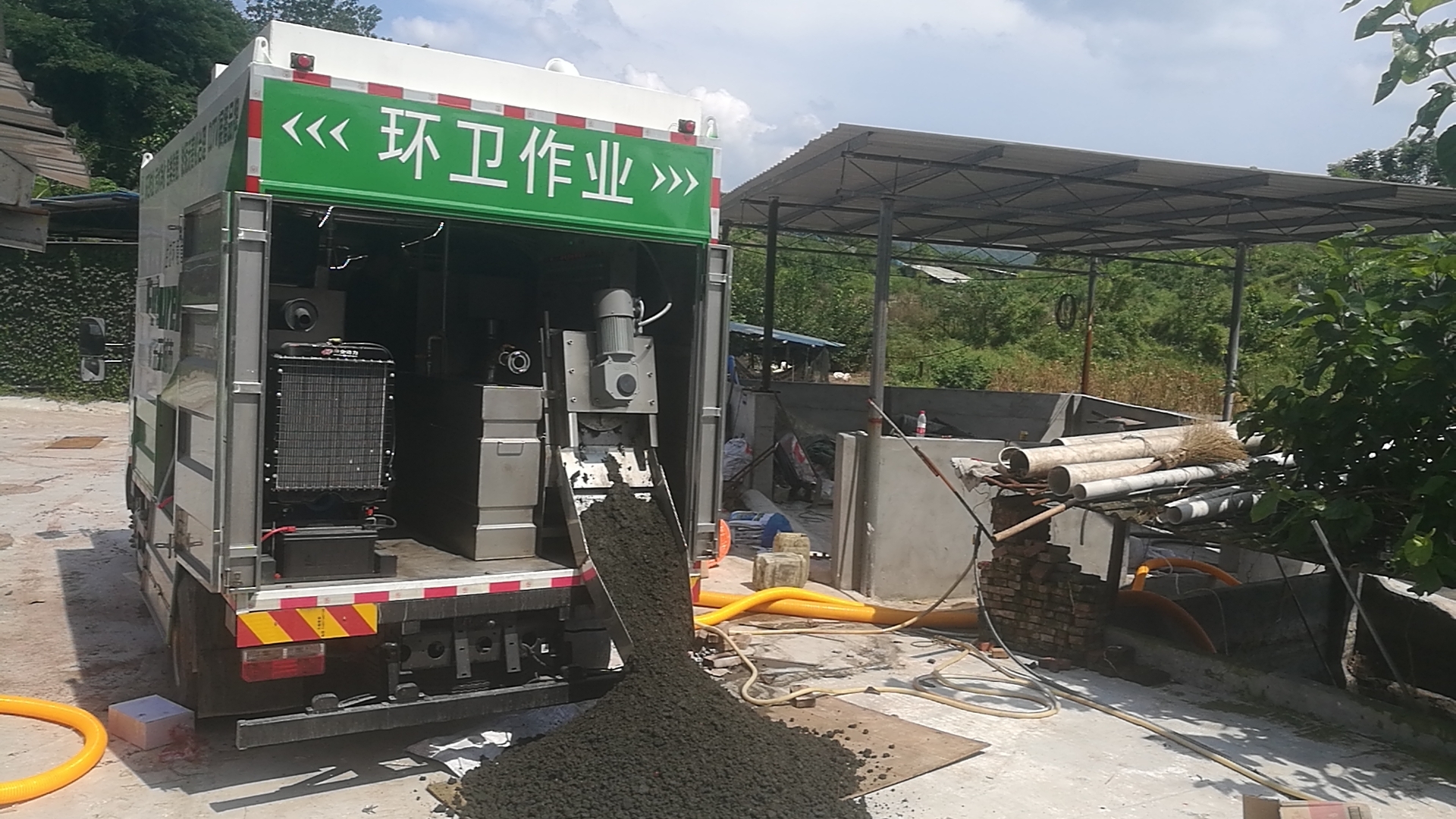 九九八智能不銹鋼吸糞車 干濕分離吸糞車