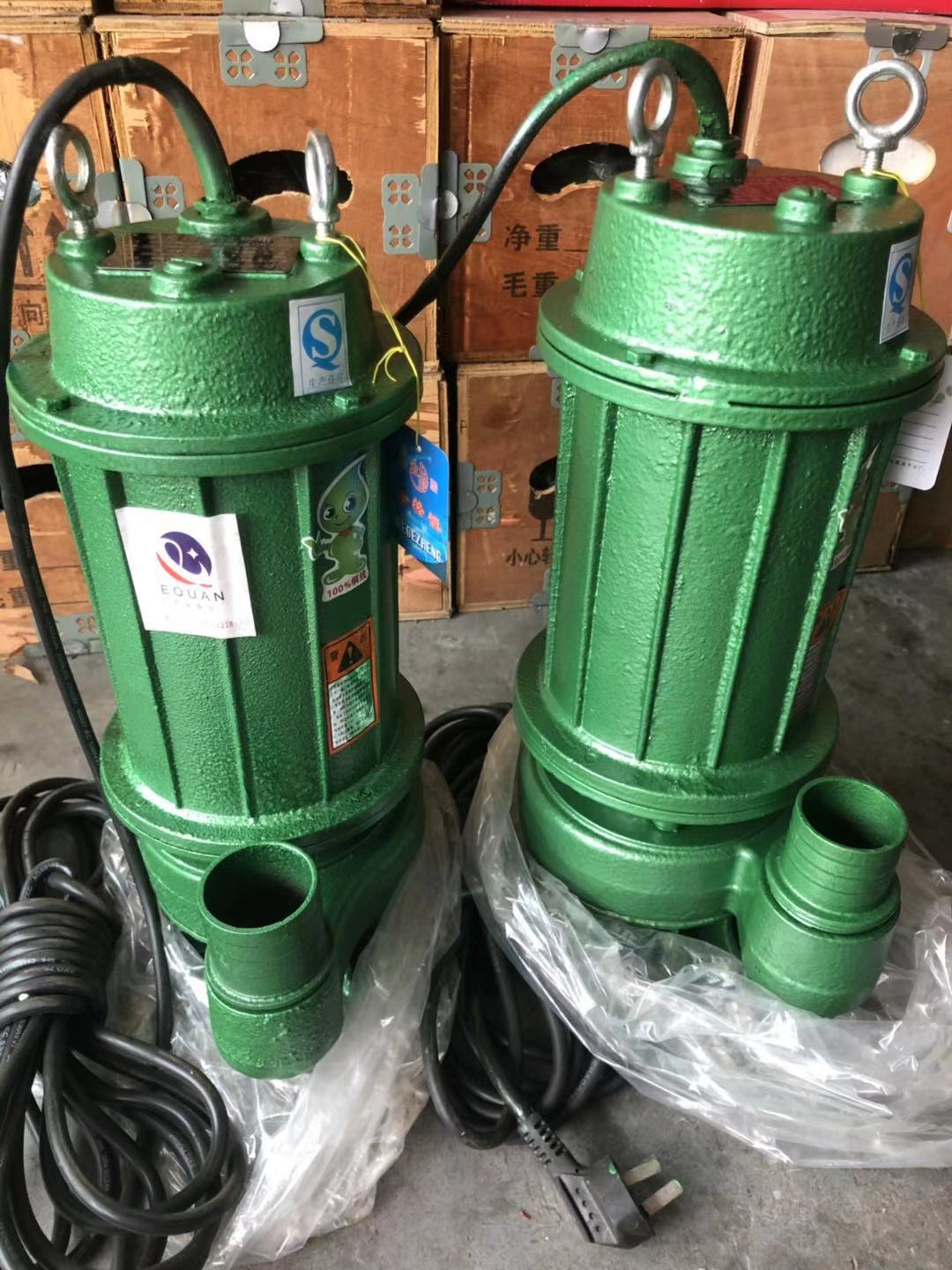 WQD15-15-1.5排污泵，單相潛水排污泵，污水污物潛水電泵