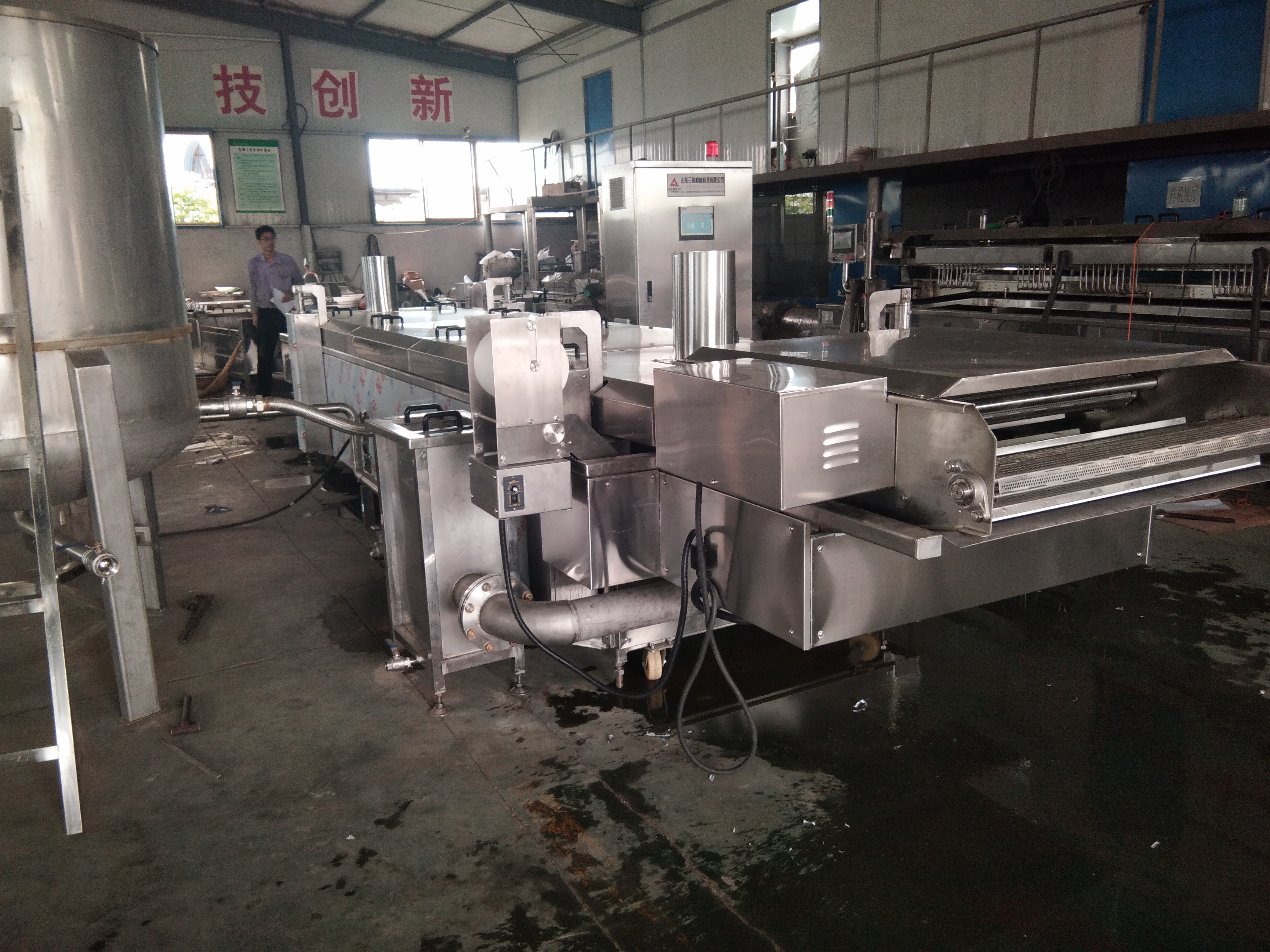 豆泡油炸流水線 豆泡油炸流水線廠家 豆泡油炸流水線直銷商