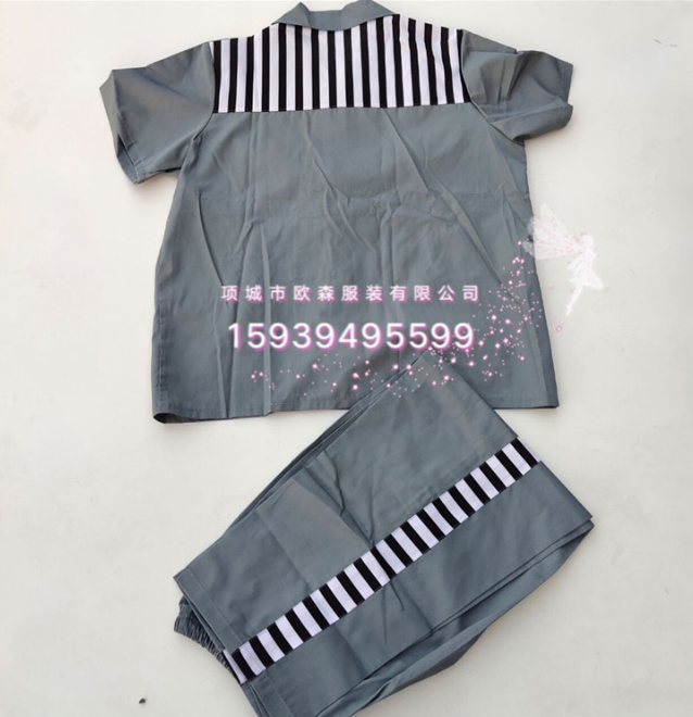 囚服春秋裝廠家直銷包郵包印字免費(fèi)提供并設(shè)計(jì)樣品也可來圖打樣定