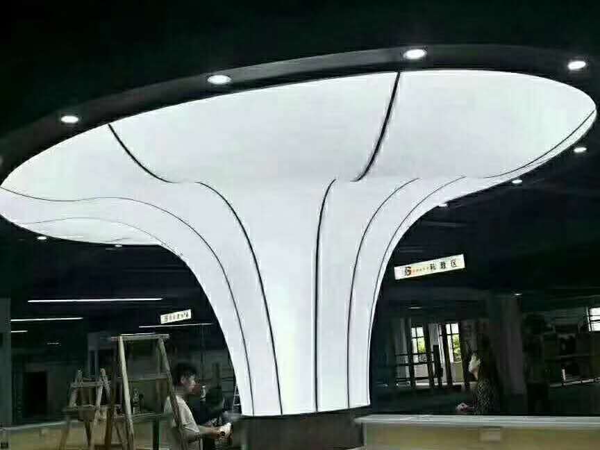 四川重慶軟膜天花喇叭柱造型柱