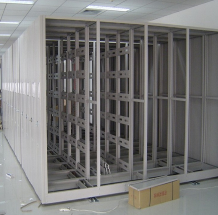 密集架 移動(dòng)帶軌道密集文件架 資料架 手搖資料密集柜 軌道式移動(dòng)式貨