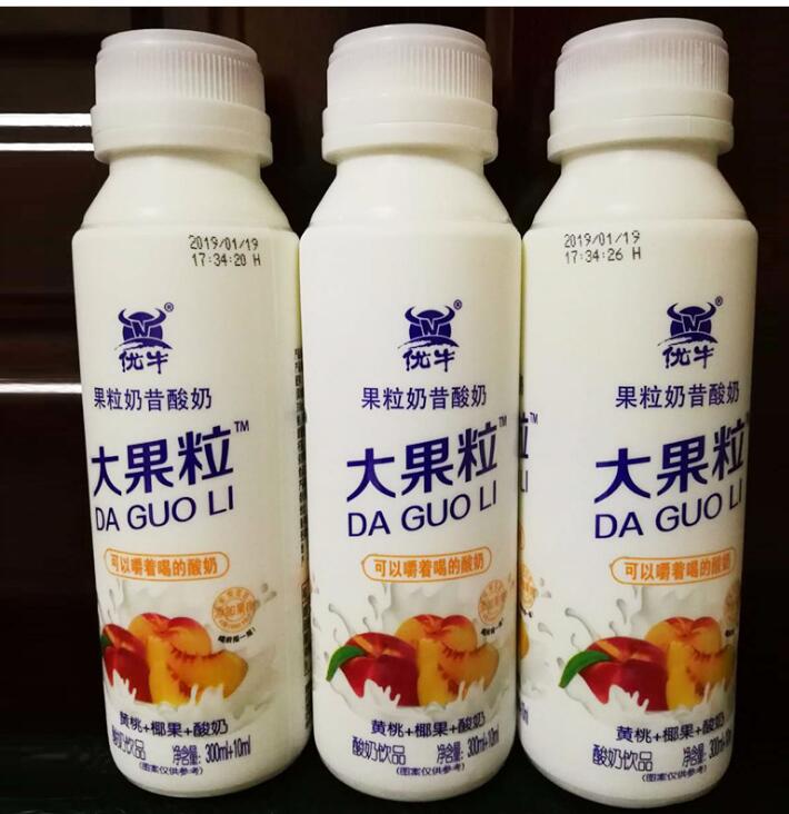果粒酸奶飲品批發(fā) 直銷(xiāo)優(yōu)牛果粒酸奶 多種果粒復(fù)合酸奶飲料 310*12大果粒酸奶