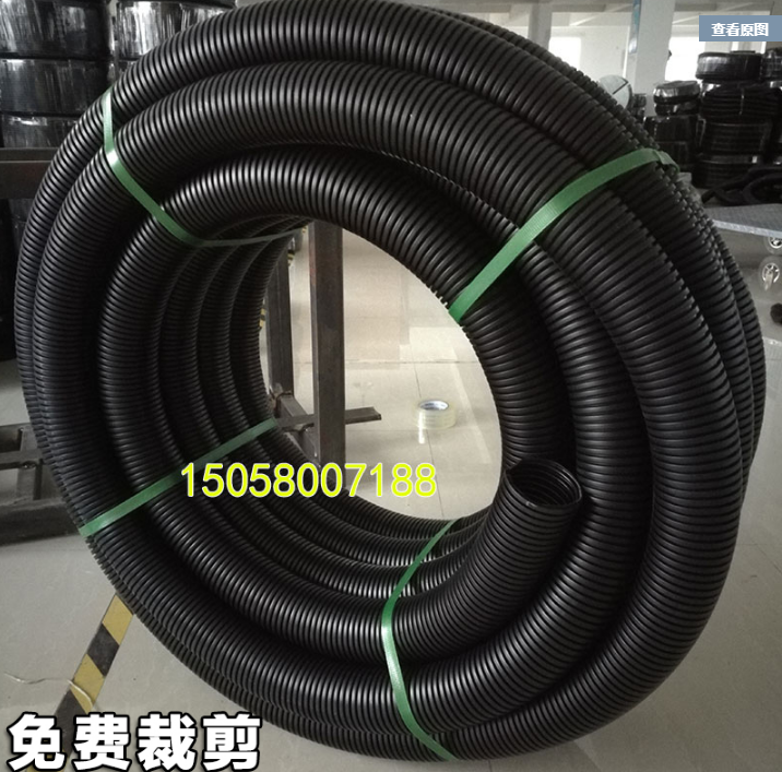 PE/PP/PA大口徑塑料波紋管軟管AD67.2-80-106阻燃電纜穿線保護(hù)套