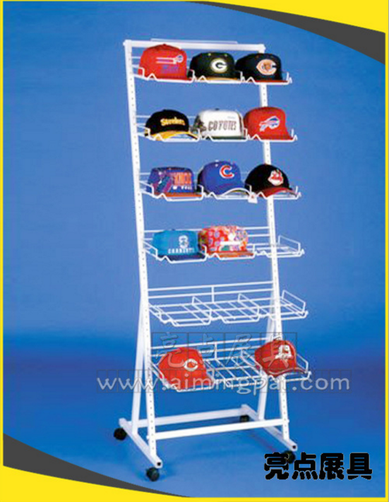服裝店帽子展示架 飾品陳列架 時尚*架 服裝店落地展架fz62