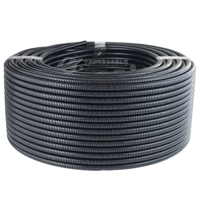 波峰PA尼龍阻燃波紋管塑料穿線軟管耐高溫汽車線束電線電纜保護套