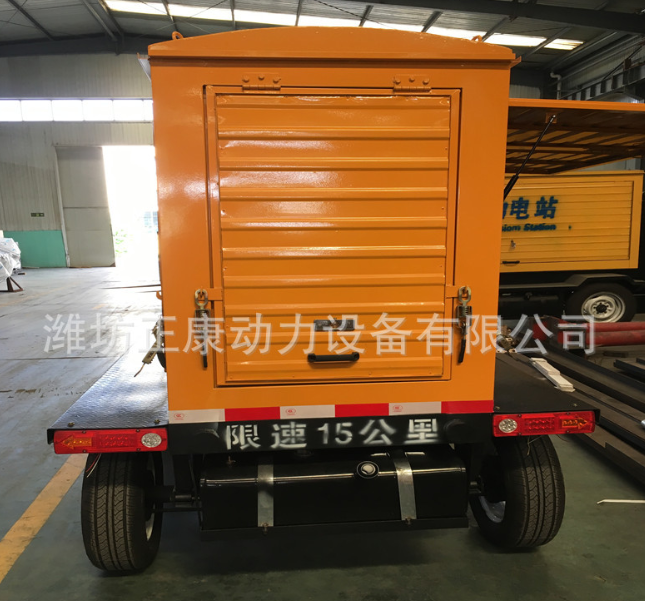 30KW四輪拖車型柴油機水泵機組 K4100柴油機 市政工程用混流泵
